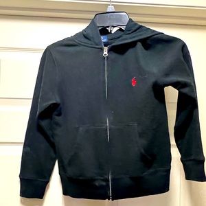 Black Polo Hoodie